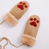 Winter Warm Mitten Dames Kasjmier Handschoenen Groothandel Dikke Koreaanse Leuke Hanging Neck Outdoor Eldiven Handschoenen Fashion1