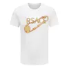 Роскошные летние футболки мужские дизайнерские тройники женские хип хмель знаменитый бренд писем печатает мужчин стилист короткие рукава рубашки размером # 0002