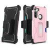 3 in 1 Belt Clip Protectores Mobile Phones Cases Card Holder Stand Magnetic Bracket Case Finger Ring TPU PC Back cover for Iphone Samung LG
