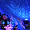 Bedside Galaxy Projector Light Lead Lead Geadget Universe Star Sky Projectors Wave Ocean Wave with Bluetooth Music Speaker for Kids 5394968