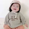 Höst baby casual sweatshirt spädbarn långärmad toppar vinter varm fleece för pojke kläder 6m-3t 220115