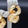 Jewelry Big Hoop Earrings Pendant Necklace Women's Copper Cross Number Eight Trendy New Arrivals Jewelry Sets For Party