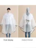 Coloque de chuva transparente Electromobile Longo para homens e mulheres moda moda Electroomobile capa de chuva ao ar livre Poncho 201015