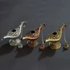 Conto de Fadas Aladdin Lâmpada Mágica Vintage Censador Creative Metal Aroma Queimador Multi Cor Incenso Queimadores Ornamentos Decorativos Presente de Natal 5 Cores