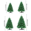 Najwyższej jakości szyfrowanie PVC choinka DIY Ręcznie Zgromadzenie Choinka Dekoracja Dekoracja Party Santa Tree Figurine Prezent 201027
