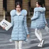 Faux Fur Parkas Women Down Jacket Winter Thick Snow Wear Coat Lady Clothing Female s 201027
