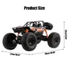 18.9inch RC Cars 2.4G Radio Control 4WD Off-road Electric Vehicle Monster Remote Control Car Gift Boys Children Toys