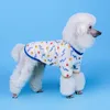 Fashion Color Design Pet T-рубашка Весна и Летняя Хлопок Растяжка Собака Одежда Французский Ду Тедди Щепь Одежда ПЭТ Аксессуары CX220226