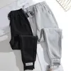 Outono Sweatpants mulheres casuais casuais mulheres calças esportes inverno cintura alta calças de algodão feminino calças harem plus size 201031