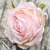 20pcs / lot Soie Bloomingg Rose Flores Fleurs artificielles Pas cher pour la maison Décor de mariage Mariagin de bricolage Matériel Nouvel An Cadeau Nouvel An Y200111