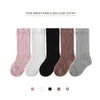 Summer Mesh Baby Knee High Socks Solid Color Hollow Girls Long Sock Breathable Toddler Kids Sokken 1-3Y 20220307 Q2
