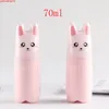 70ml Unique Design Cartoon Mist Spray Pump Container Cat Sprayer Perfume Bottles 70cc Perfumes Plastic Pink Bottelshigh quatiy