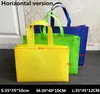 Blank Non-Woven Tote Bag Reusable Shopping Party Handbag 3-Dimensional Brand Advertising Promotional Gifts Bags Accept Custom Logo Printing YFA3258