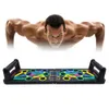 14 in 1 Push-Up Rack Board Training Sport Workout Fitness Gym Equipment Push Up Stand for ABS Abdominal Muscle Building Exercise Q1225