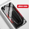 TPU + Harted Glass Racing Car Twin Turbo V8 Case Telefon dla Apple Iphone 12 Mini 11 Pro Max 6 6s 7 8 Plus X XSMAX SE2 Samsung S8 S9 S10 E S20 S21 Ultra Uwaga 9 Pokrywa muszli