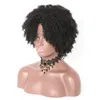 Afro Kinky Curly合成ウィッグシミュレーション人間の髪Perruques de Cheveux Hamens Pelucas Wigs for Blackk Women JS7118