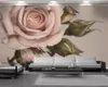 3d Modern Wallpaper 3d Wallpaper for Bedroom Delicate Pink Roses Romantic Flora Decorative Silk 3d Mural Wallpaper