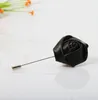 Fashion Rose Flowers Brooches Pins Mini Double Rose Women Men Corsages Brooch For Party Birthday Gifts 27 Colors2517190