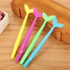 40st Creative Soft Cartoon Mermaid Gel Pen Söt Fishtail Learning Stationery Needle Water Pen Kawaii School Supplies Y200709