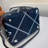 Bolso de mujer de cuero de impresión de alta calidad Bolsos de cubo de patrón clásico de diseñador Bolso de moda de bolso de mujer de estilo retro con cordón