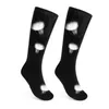 1 paire de chaussettes chauffantes électriques bottes pieds plus chauds hiver 3,7 V USB chauffage thermique longue chaussette en coton pour pieds froids jambe sports de plein air1