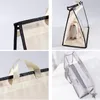 DustProof Storage Bag Closet Wardrobe Organizer Hanging Handbag Transparent Door Wall Sundry Shoe Storage Bag5629306