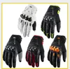 (F marbré) Gants de cyclisme, protection d'escalade de cross-country pour moto, équipement de gants de course en cuir pur en fibre de carbone