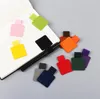 Красочный самоклеящийся PU кожаные ручки держатель клипов карандаш эластичный цикл для ноутбуков, журналов, бутлировщиков бесплатно