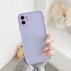 Laagste prijs Schokbestendige Transparante Siliconen Telefoon Gevallen voor iPhone 11 12 Pro MAX X XR Protection Color Cover Case