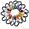 Portable Adjustable Sound Key Chain And Wrist Strap Training Clicker Multi Color Pet Dog Outdoor Training Clicker Whistle WDH0649 T03