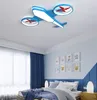 Lustre de chambre d'enfant garçon créatif lampe d'avion chambre LED lampe oeil salon lampe fille dessin animé chambre lustre moderne