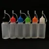 3ml 5ml 10ml 15ml 20ml juice liquid Plastic Dropper Bottles PE Empty Needle Oil Bottle With Childproof Cap