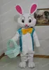 Halloween Easter Rabbit maskotki kostium najwyższej jakości postać z kreskówki stroje dorosłych rozmiar Christmas karnawał urodziny przyjęcie na zewnątrz strój