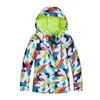 Jackets de esqui 2021 Jaqueta de esqui térmico de inverno Crianças infantis à prova d'água de snowboard casaco de neve traje feminino 5 cores