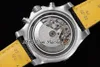 TF Night Mission 45 ETA A7750 cronografo automatico orologio da uomo cassa in acciaio quadrante nero quadrante giallo marcatori cinturino in nylon A13317101B1X1 cronometro orologi Puretime C3