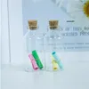 32x70x12.5 mm 30ml Glass Jars Containers Bless Vials Bottles Empty Clear Transparent With Cork 12pcs