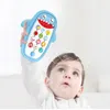 Mini cute baby Phone Toy Music Multi-funzione Early Educational Simulation sound Mobile kids Cartoon Giocattoli di apprendimento per bambini LJ201105