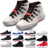 Jumpman 11 11S basketball shoes 25th anniversary cold gray bred Concord hat and robe UC men's and women's sports shoes