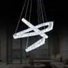 2020 Modern K9 Kryształ LED Żyrandol Lights Home Lighting Chrome Lustre Chandeliers Sufit Wisiorek Oprawy do salonu