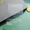10 pezzi per lotto stampa bianca personalizzata Carta acrilica trasparente Stampa uv di alta qualità, inchiostro ecologico H1231