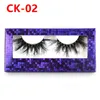 Glitter Laser Eyelash Paper Packing Box Eyelashes Packaging Case with Window T2I53385