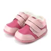 Tipsietoes New Winter Children Bona Scarpe in pelle Martin Toddler Stivali al ginocchio Bambini Snow Girls Fashion Sneakers Chuteira Enfant 201128