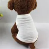 개 의류 T 셔츠 단단한 옷 패션 패션 탑 조끼 코튼 강아지 작은 애완 동물 옷 SZ510