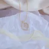 14k позолоченные изысканные украшения и луна микроиннада циркона цепные ожерелья для женщины простое ежедневное ожерелье