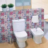 5Mセラミックタイルスキッドプルーフ壁紙床のステッカーの自己接着性PVCの防水壁紙ステッカーの家の装飾キッチンバスルームトイレ