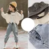 Moda ragazze autunno abiti felpa con cappuccio jeans 2 pezzi set bambino boutique di abbigliamento 10 12 anni vestiti adolescenti set primavera 2020 LJ200915