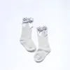 INS Enfants Arc Princesse Chaussettes Filles Ruban À Lacets Bowknot Chaussettes Enfants Coton Tricoté Respirant Chaussette Automne Nouveau Toddler Sock S857