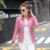 Womens Spring Autumn Jackets Duck Down Filler Ultra-thin Light Style Ladies Bomber Coats Stand Collar Fashion Female Coat Jacket 201017
