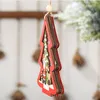 LED Light Christmas Tree Star Car Wooden Pendant Ornament Xmas DIY Wood Crafts Kids Gift for Home Christmas Party Decoration WVT1162