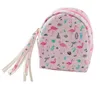 Vendita calda Flamingo Bag Portachiavi a forma di portamonete Portamonete con cerniera Piccolo portafoglio Portachiavi moda Borsa Borsa mini sacchetto per soldi per bambini